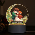 SNAPTRAP Personalized Couple Name Round LED Acrylic Night Lamp - Default Title