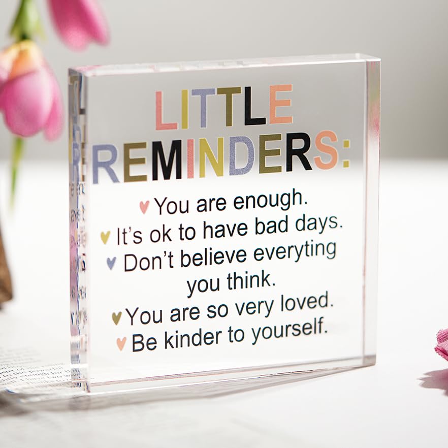 SNAPTRAP Engraved Message Acrylic Block - Appreciation 2 4X4