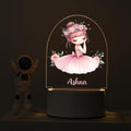 SNAPTRAP LED Name Light for Girls - Princess - Blossom Ballerina
