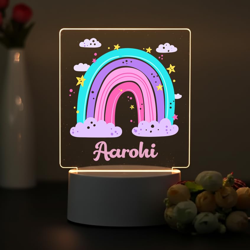 SNAPTRAP LED Name Light for Kids - Rainbow Dreams