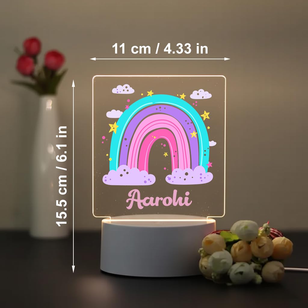 SNAPTRAP LED Name Light for Kids - Rainbow Dreams
