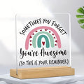 SNAPTRAP You’re Awesome Acrylic Plaque with Wooden Base - Default Title