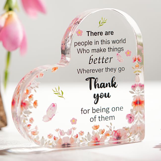 SNAPTRAP Engraved Message Acrylic Block - Thank You2 4X4