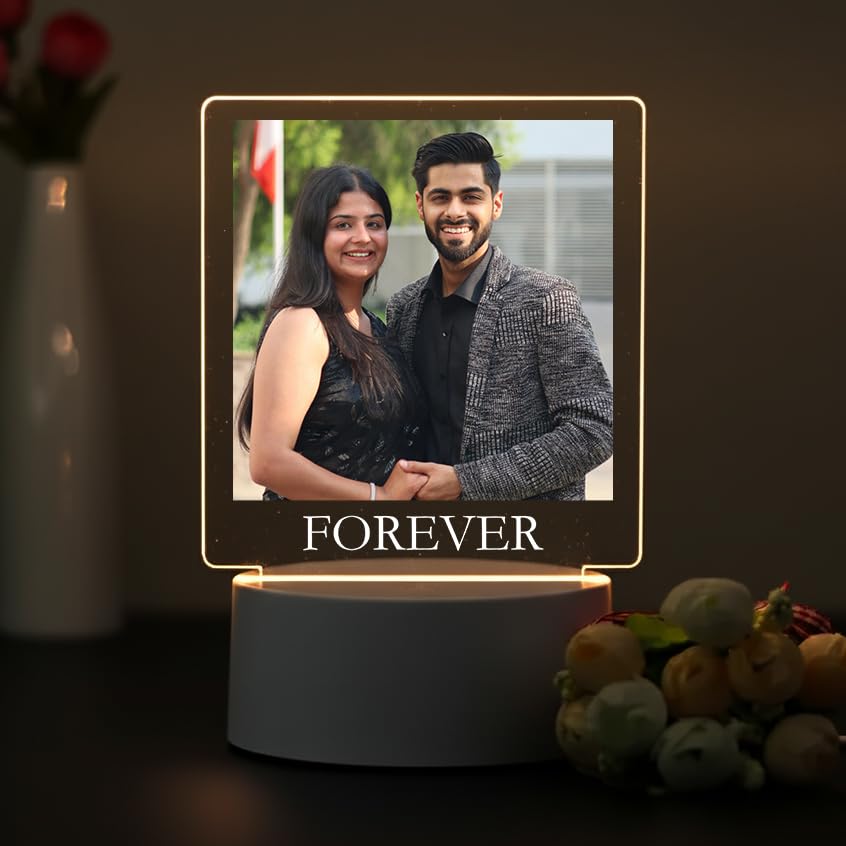 SNAPTRAP Personalized Photo Lamp with Custom Picture and Text - Default Title