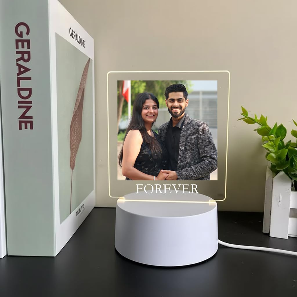 SNAPTRAP Personalized Photo Lamp with Custom Picture and Text - Default Title
