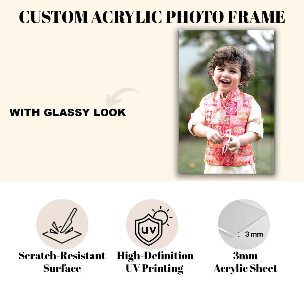 SNAPTRAP Portrait acrylic photo frame, 12 x 18 in