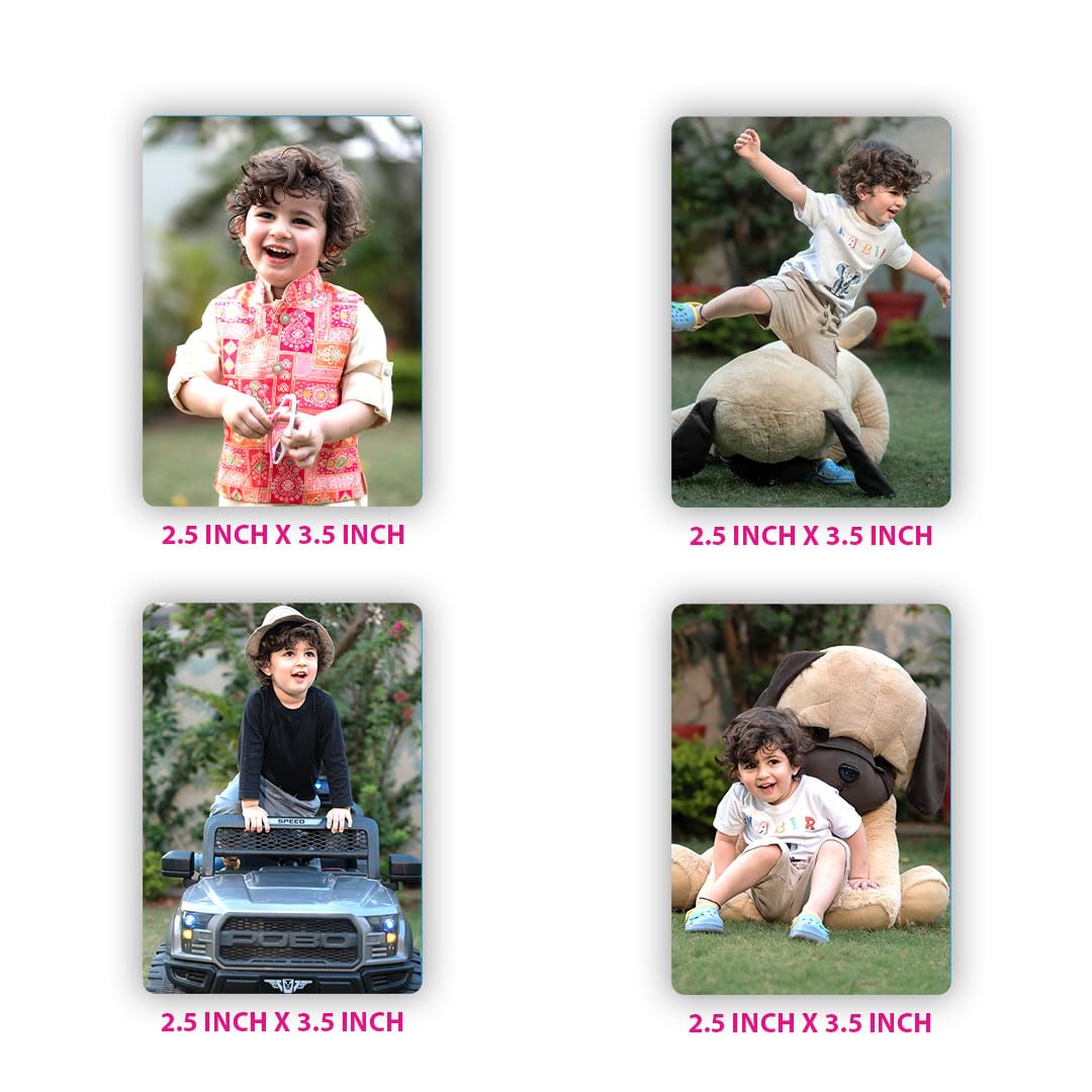 SNAPTRAP Personalized Acrylic Photo Fridge Magnets - Portrait Pack of 12