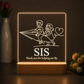 SNAPTRAP Personalized Rakhi Gift for Sister & Brother - Plane Adventure 1