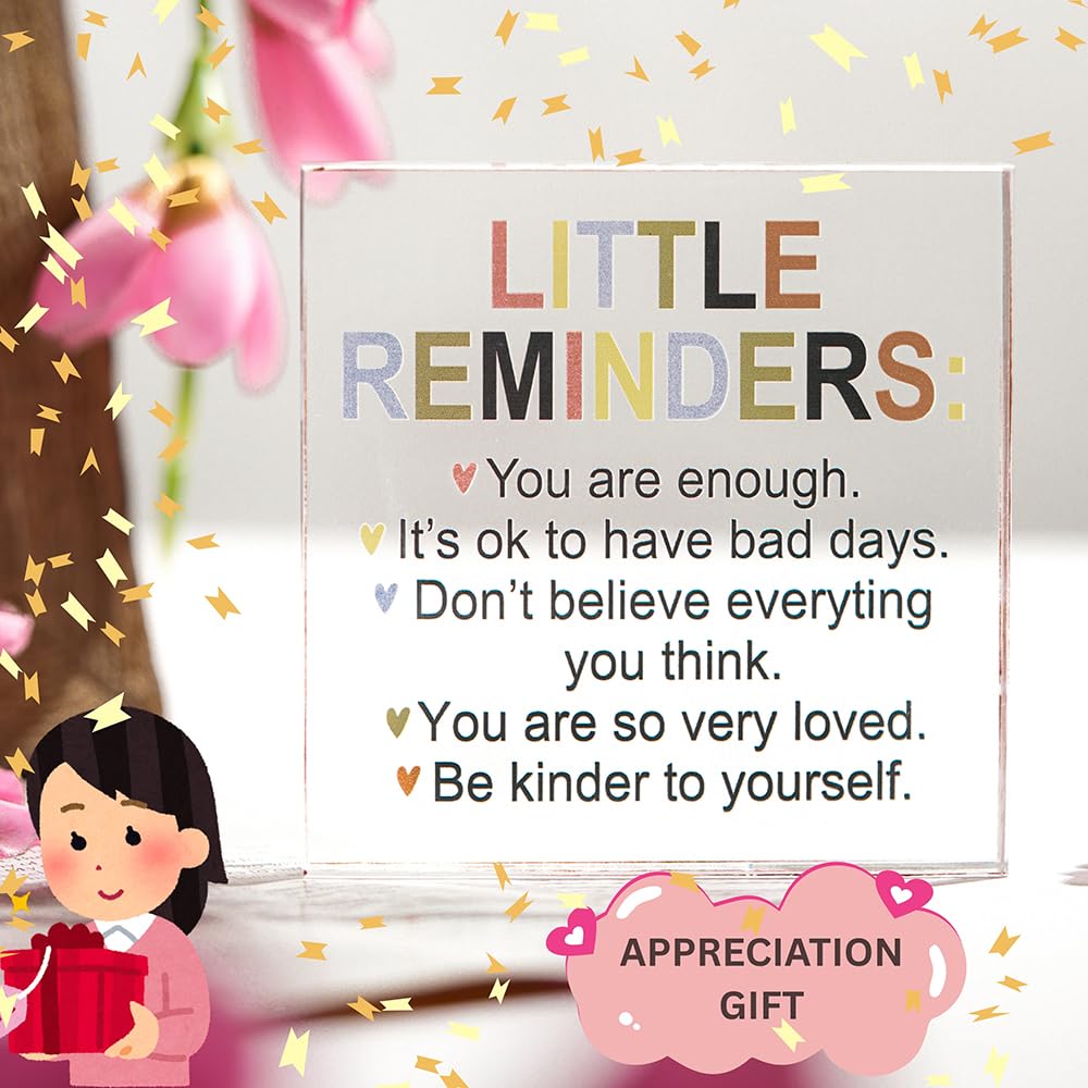 SNAPTRAP Engraved Message Acrylic Block - Appreciation 2 4X4