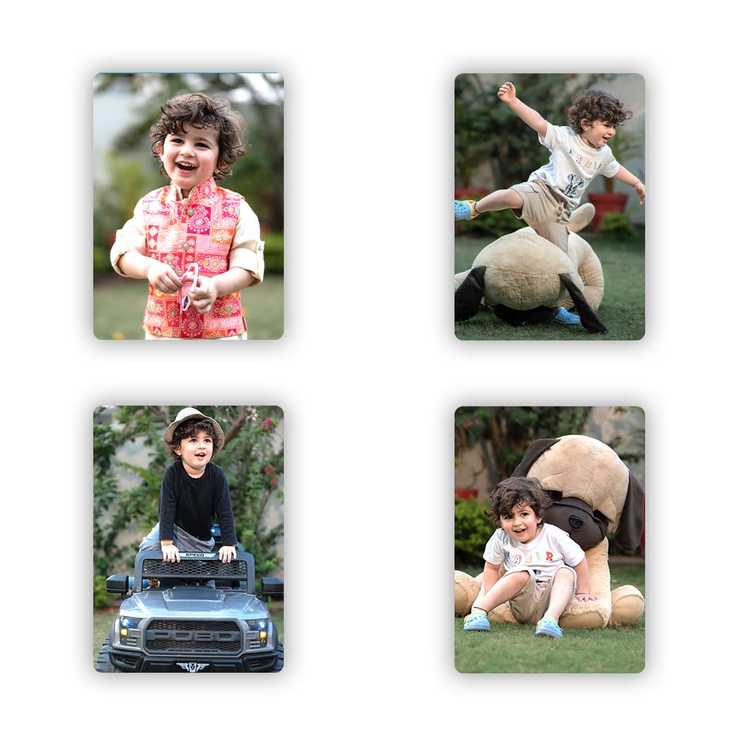 SNAPTRAP Personalized Acrylic Photo Fridge Magnets - Portrait Pack of 12