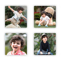 SNAPTRAP Personalized Acrylic Photo Fridge Magnets - Square Pack of 12