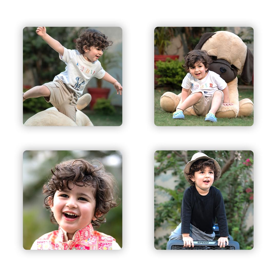 SNAPTRAP Personalized Acrylic Photo Fridge Magnets - Square Pack of 12