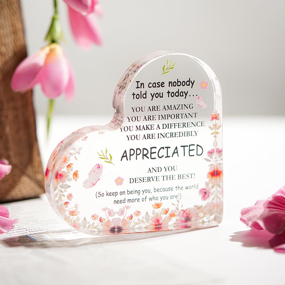 SNAPTRAP Engraved Message Acrylic Block - Appreciation 3 4X4