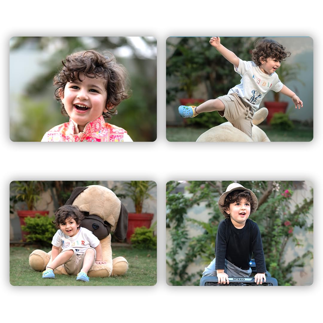 SNAPTRAP Personalized Acrylic Photo Fridge Magnets - Landscape Pack of 12