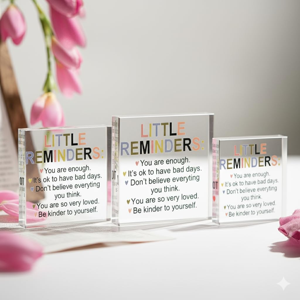 SNAPTRAP Engraved Message Acrylic Block - Appreciation 2 4X4