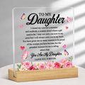 SNAPTRAP To My Daughter Acrylic Plaque with Wooden Base - Default Title