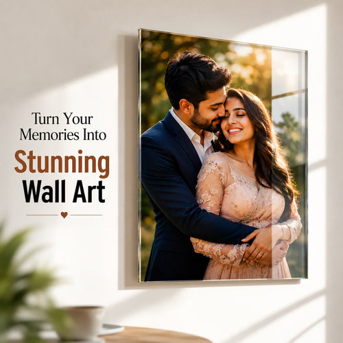 Personalized Acrylic Photo Frame - turn memories into wall art