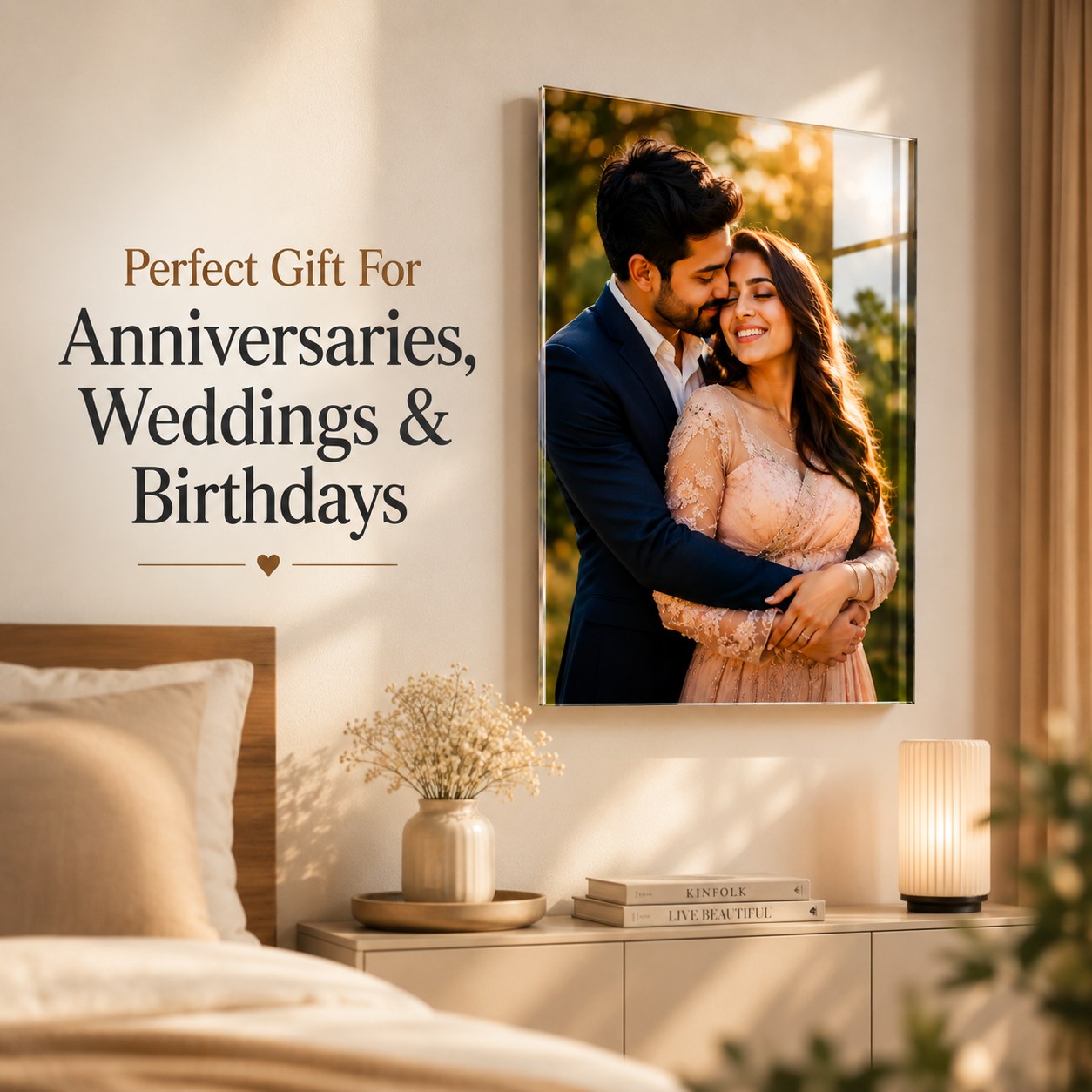 Personalized Acrylic Photo Frame - custom HD UV printed